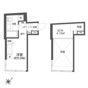 ＦＡＲＥウエハラコマチ・0107号室の間取り