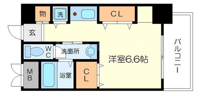エル・セレーノ九条の間取り