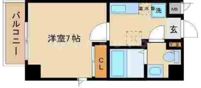 ラ・フォーレ東野田の間取り