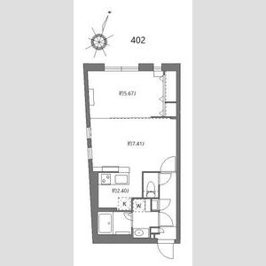 ザハウス中野坂上Ⅱの間取り