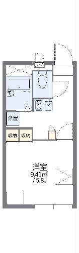 レオパレスeclatの間取り