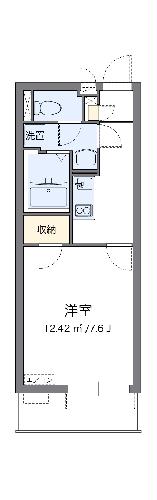 クレイノカサブランカさくらの間取り