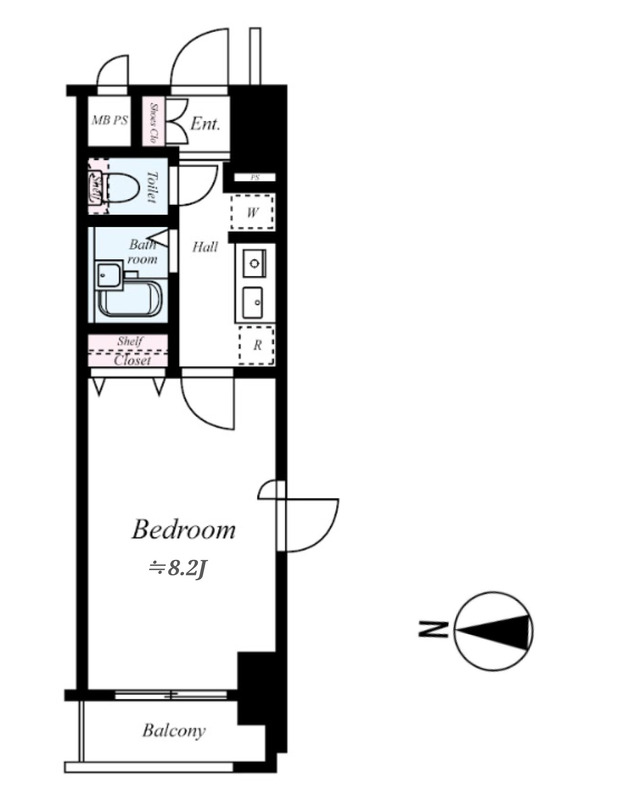 日神パレステージ御徒町Ⅱの間取り