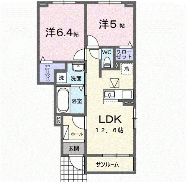 ジェントリー・ミルトの間取り