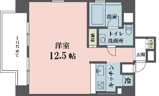 アムス四谷三丁目・0506号室の間取り