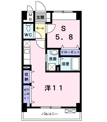 フレスクーラの間取り