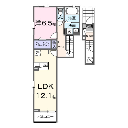 プロムナード北野の間取り