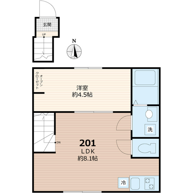 vinosity 船橋飯山満の間取り