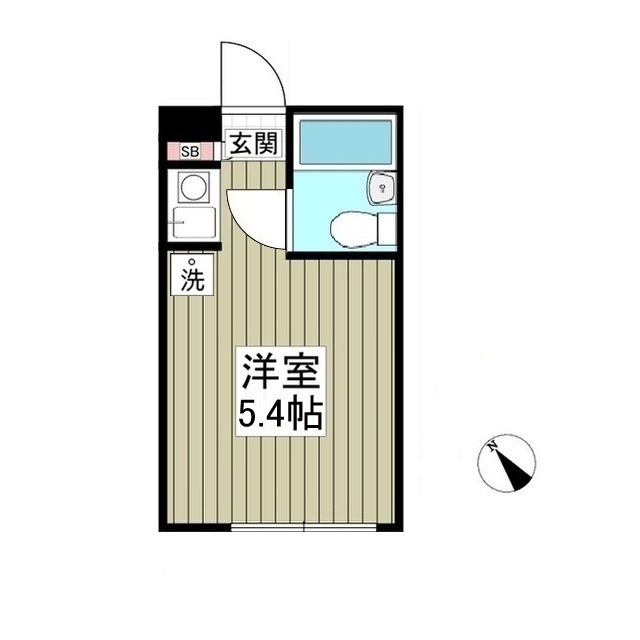 サンウィングBの間取り