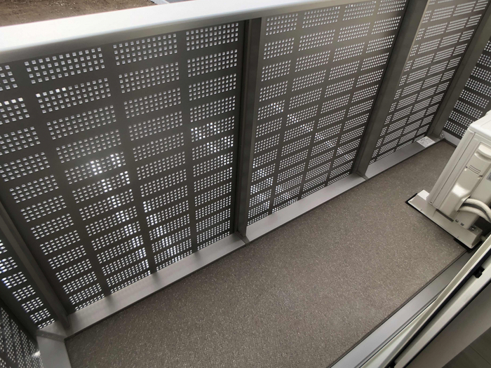 12/28 バルコニー