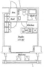 Ｃｏｕｒｔ　Ｈｉｌｌｓ広尾南・0302号室の間取り