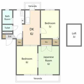 クレールメゾンA棟の間取り