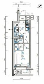 アルテシモアクレ・204号室の間取り