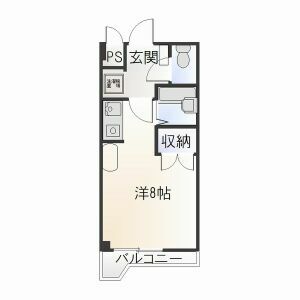 グランデュール56・306号室の間取り