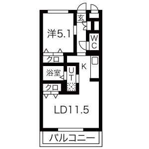 エトワールKEIの間取り