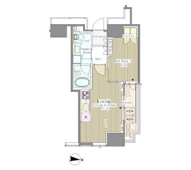 White Tower Hamamatsの間取り