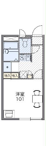 レオパレスソレイユの間取り