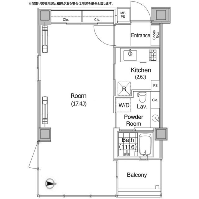 エルスタンザ代官山の間取り