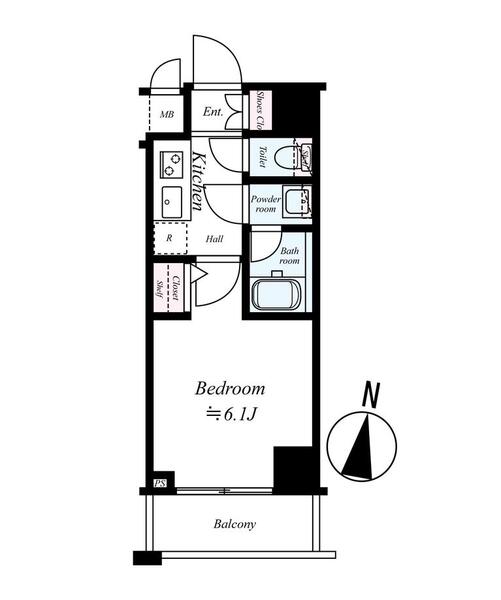 コンシェリア南麻布<TOKYO PREMIUM> EASTの間取り