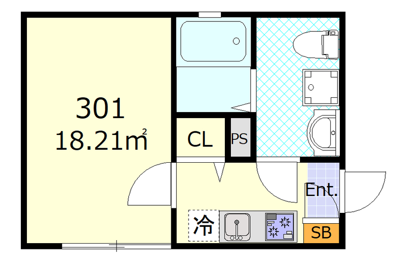 グランドヒル鶴見市場の間取り