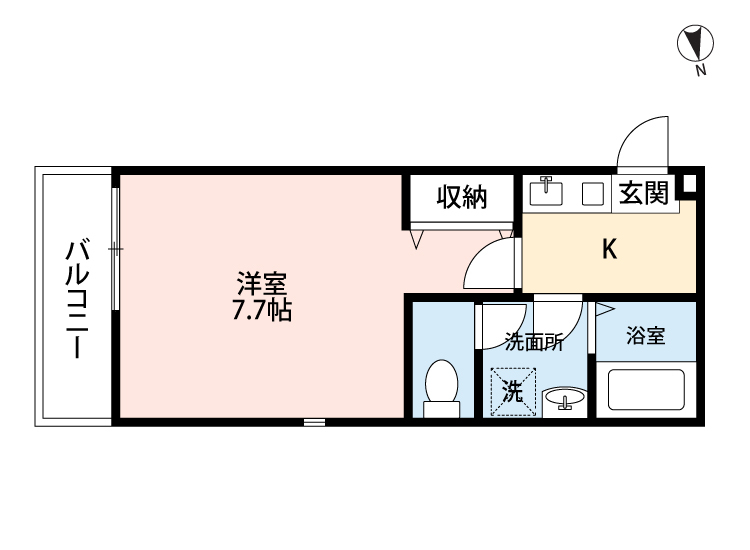 Kハウス・R(ケイハウスアール)の間取り