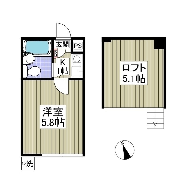 ジュネパレス八千代第51の間取り