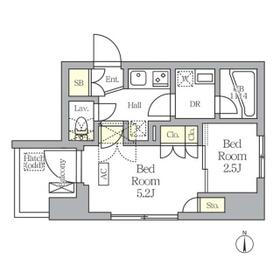 アジールコート王子の間取り