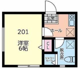 luxe浜川崎の間取り