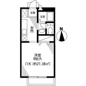 フラッツ夢夢の間取り