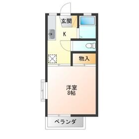 リバティ千代田Aの間取り