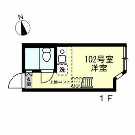 ユナイト和田町スワロフスキーの間取り