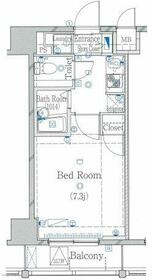 立石の完工年月(2009年11月)築の賃貸マンションの間取り
