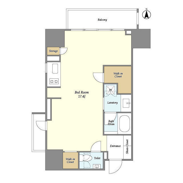 HF上野レジデンスEASTの間取り