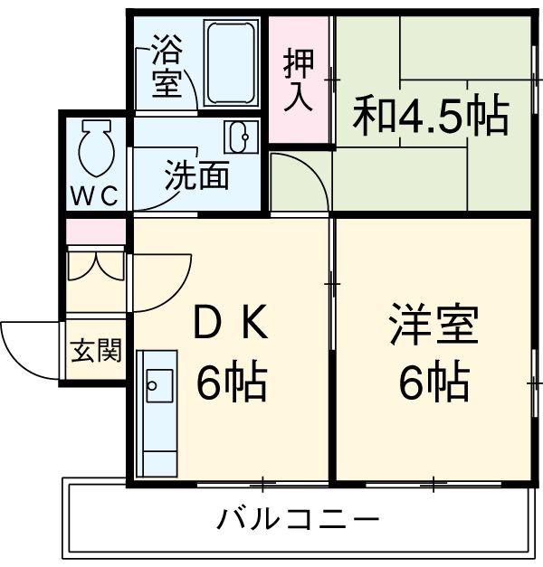 シティマンション呉服町の間取り