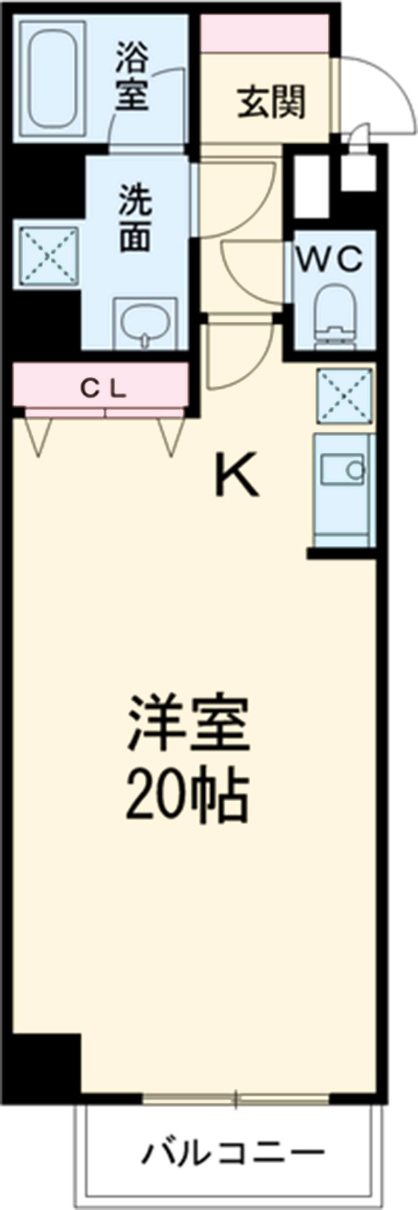 フローレンスAKISHIMAの間取り