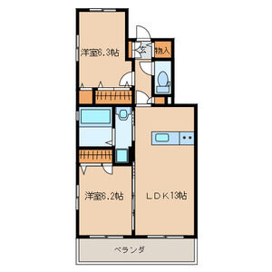 ライツェント ツヴァイの間取り