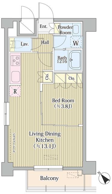 Avvolto Felice 蒲田Souの間取り