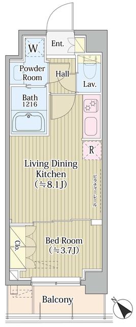 Avvolto Felice 蒲田Souの間取り