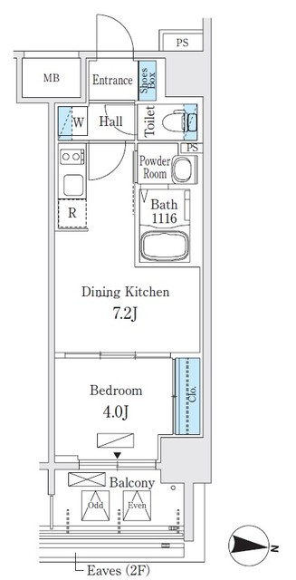 L&Cレジデンス鶴舞公園の間取り