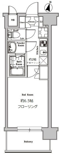 N-stage 獨協大学前の間取り