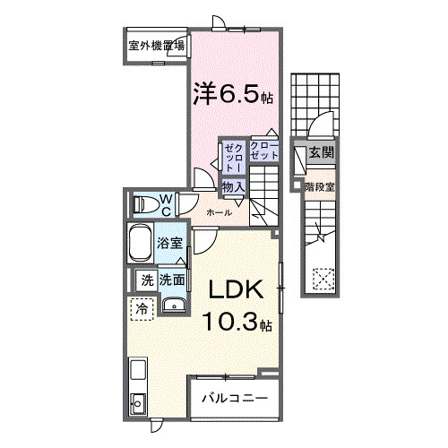 レルージュの間取り