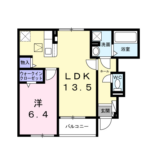 サンライズ・MITO Bの間取り