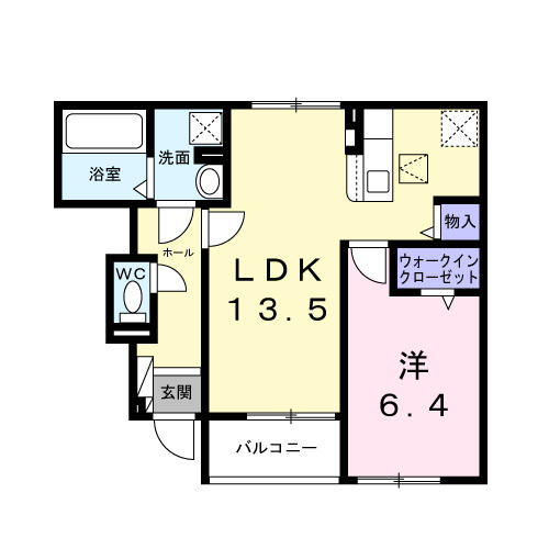 サンライズ・MITO Bの間取り