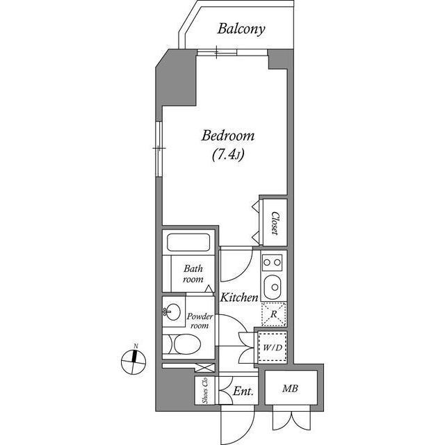 ヒューマンハイム亀戸IIの間取り