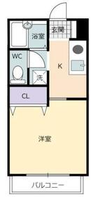ルーム緑ノ丘の間取り