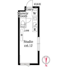アパートメントクロ三軒茶屋の間取り
