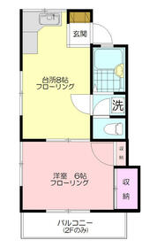 ハウス荏田Dの間取り