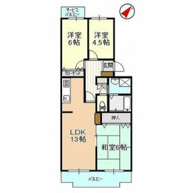 平和ハイツGの間取り