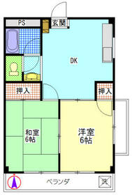 田中マンション・201号室の間取り