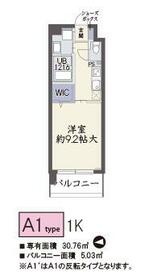 カーサ天神の間取り